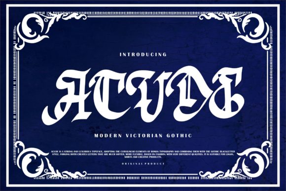 Acude: A Designer’s Take on Authentic Blackletter for Brand Identity
