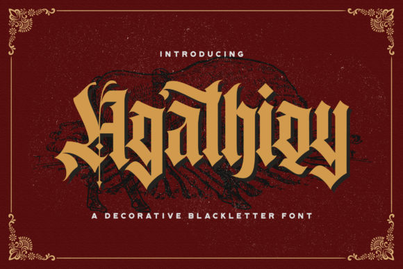 Agathiqy Font: A Bold Typeface for Digital Design