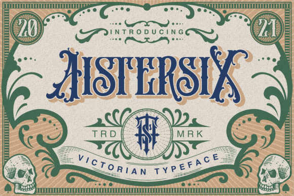 Aistersix Font: A Bold Blackletter for Creative Makers