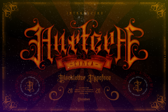 Auxtera Circa: A Bold Typeface for Editorial Design