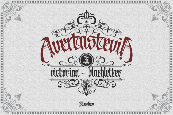 Avertastevia Font Review: Bold Blackletter for Creative Branding