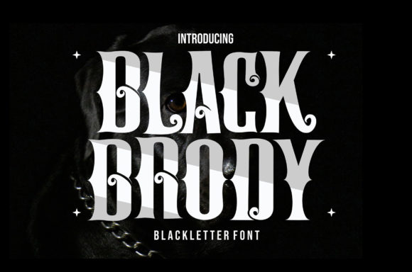 Black Brody Font: A Bold Typeface for Branding
