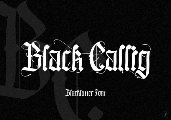 Black Callig: A Bold Typeface for Creative Makers