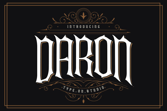 Bringing Victorian Elegance to Branding with the Daron Typeface