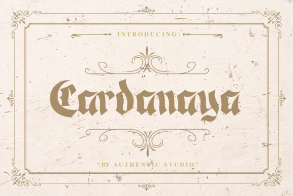 Cardanaya Font: A Bold Typeface for Memorable Branding and Marketing