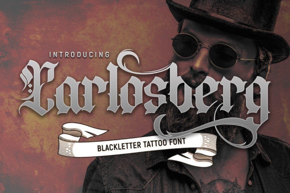 Carlosberg: A Bold Blackletter for Timeless Branding