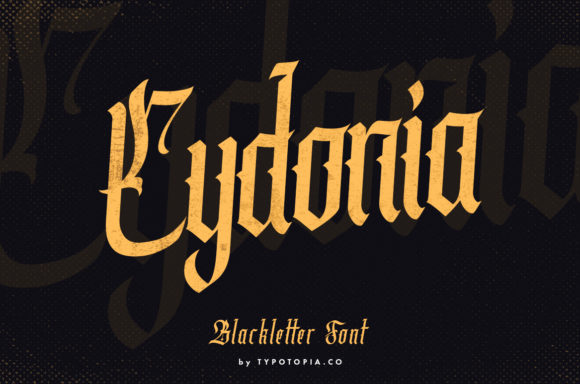Cydonia: A Premium Blackletter Font for Editorial Design