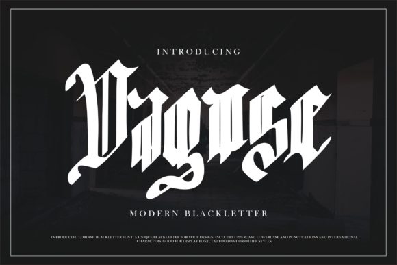 Dagose: The Authentic Blackletter Font for Bold Brand Identity