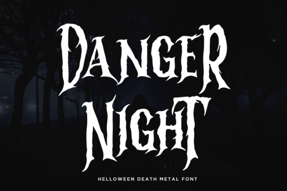 Danger Night Font: Bold Blackletter for Digital Branding