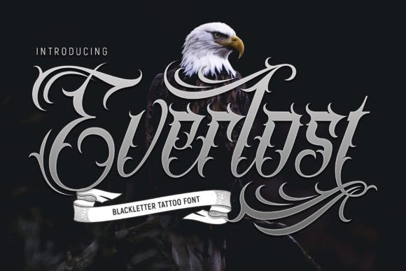 Everlost Typeface: A Modern Blackletter Font for Bold Branding