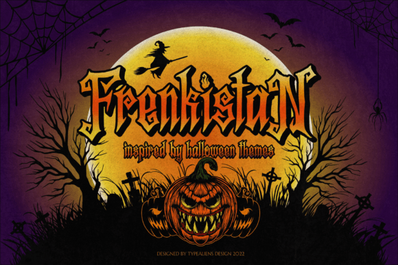 Frenkistan Font: A Bold Choice for Dark Digital Branding
