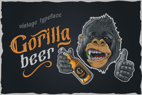 Gorilla Beer Font: Elevating Campaigns with Bold Typography