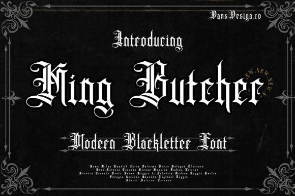 King Butcher Font: A Bold Typeface for Your Brand
