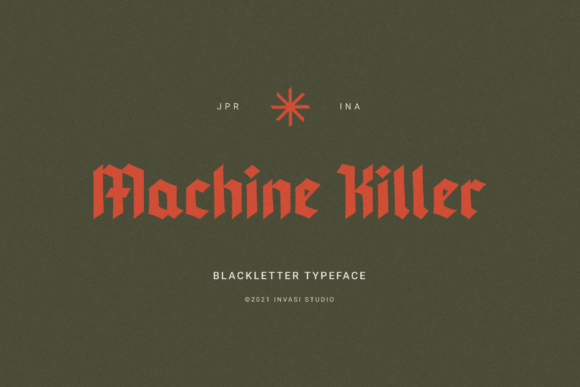 Machine Killer Font: A Bold Typeface for Digital Branding