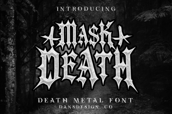 Mask Death Font Review: A Spooky Blackletter for Halloween and Beyond
