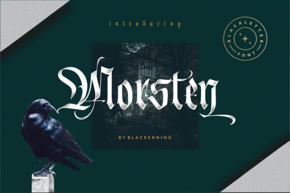 Morsten Font: A Gothic Typeface for Timeless Branding