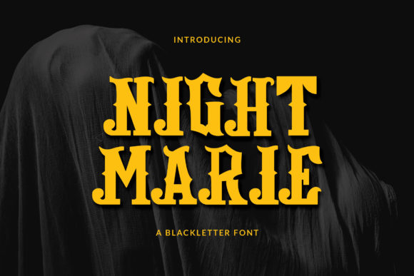 Night Marie Font: A Gothic Typeface for Digital Designers