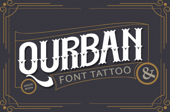 Qurban Font Review: A Classy Blackletter Typeface for Creative Projects