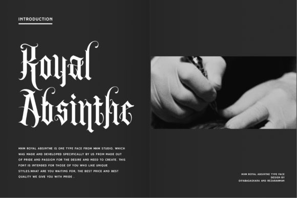 Royal Absinthe Font: A Bold Choice for Modern Brand Typography
