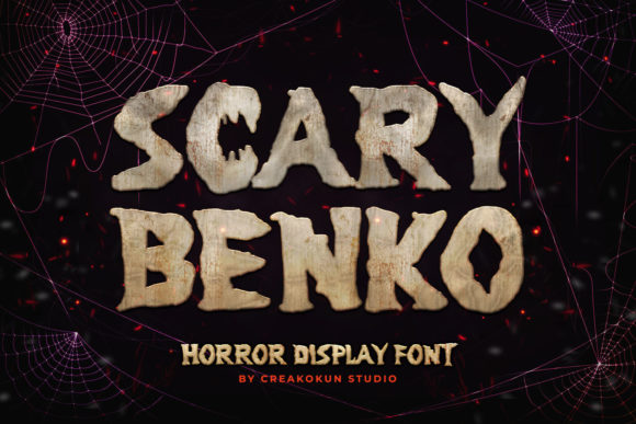 Scary Benko Font: A Spooktacular Typeface for Craft Projects