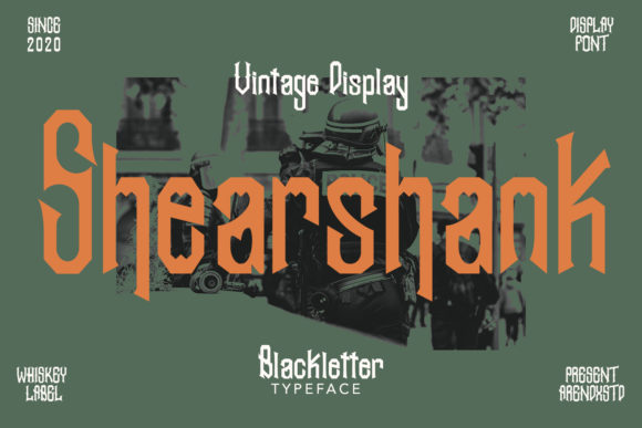 Shearshank: A Gothic Typeface for Bold Editorial Design