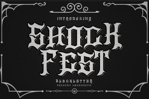 Shock Fest: A Blackletter Typeface for Bold Campaign Visuals