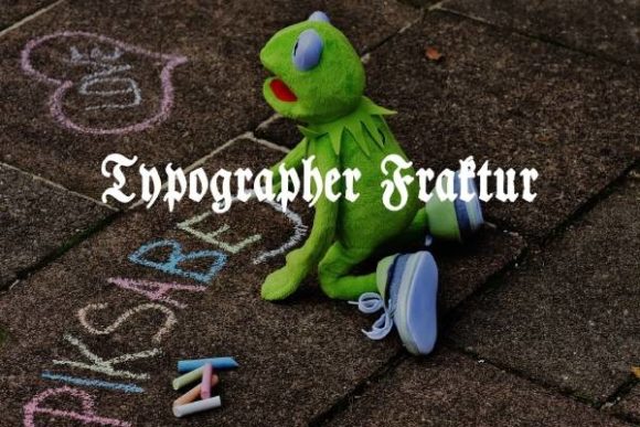 Typographer Fraktur: A Bold Typeface for Memorable Campaigns