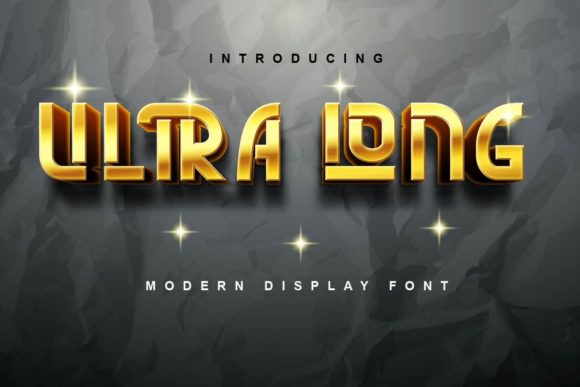 Ultra Long Font: A Handwritten Blackletter for Craft Creators