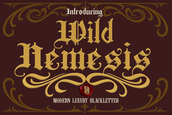 Wild Nemesis Font: A Bold Typeface for Creative Makers