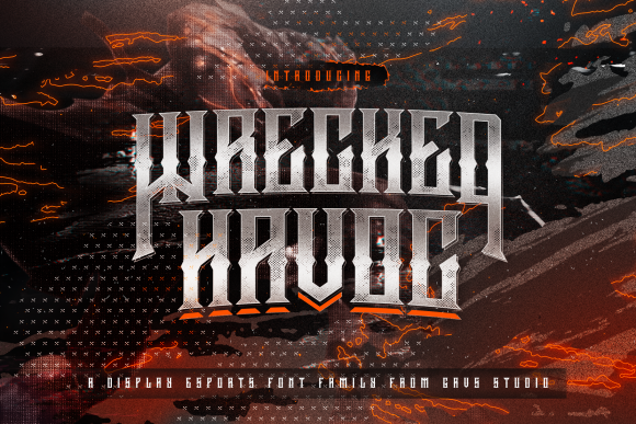 Wrecked Havoc: A Bold Blackletter for Impactful Design