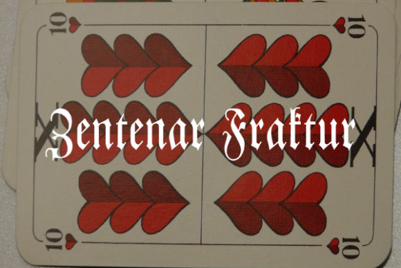 Zentenar Fraktur: A Unique Font for Business Branding